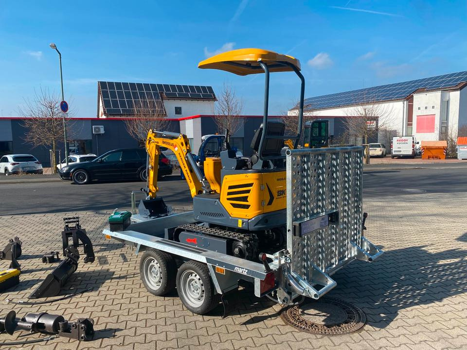 Minibagger BK950JS + Tieflader + Zubehör *INKL.19% MWST*BERGER KRAUS*JOYSTICK*SOFORT!* - Minigrävmaskin, Släp: bild 5 Minibagger BK950JS + Tieflader + Zubehör *INKL.19% MWST*BERGER KRAUS*JOYSTICK*SOFORT!* - Minigrävmaskin, Släp: bild 5