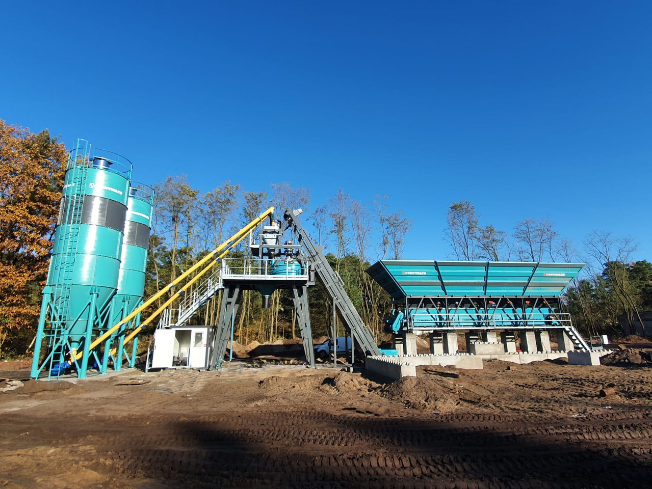 Constmach 60 m³/h Compact Concrete Batching Plant - Betongfabrik: bild 2 Constmach 60 m³/h Compact Concrete Batching Plant - Betongfabrik: bild 2