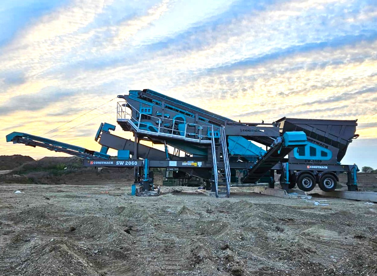 Constmach Mobile Sand- und Kieswasch- und Siebanlage - Sorteringsverk: bild 2 Constmach Mobile Sand- und Kieswasch- und Siebanlage - Sorteringsverk: bild 2
