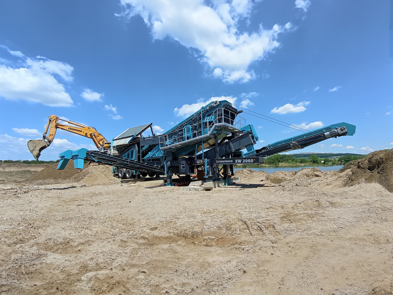 Constmach Mobile Sand- und Kieswasch- und Siebanlage - Sorteringsverk: bild 1 Constmach Mobile Sand- und Kieswasch- und Siebanlage - Sorteringsverk: bild 1