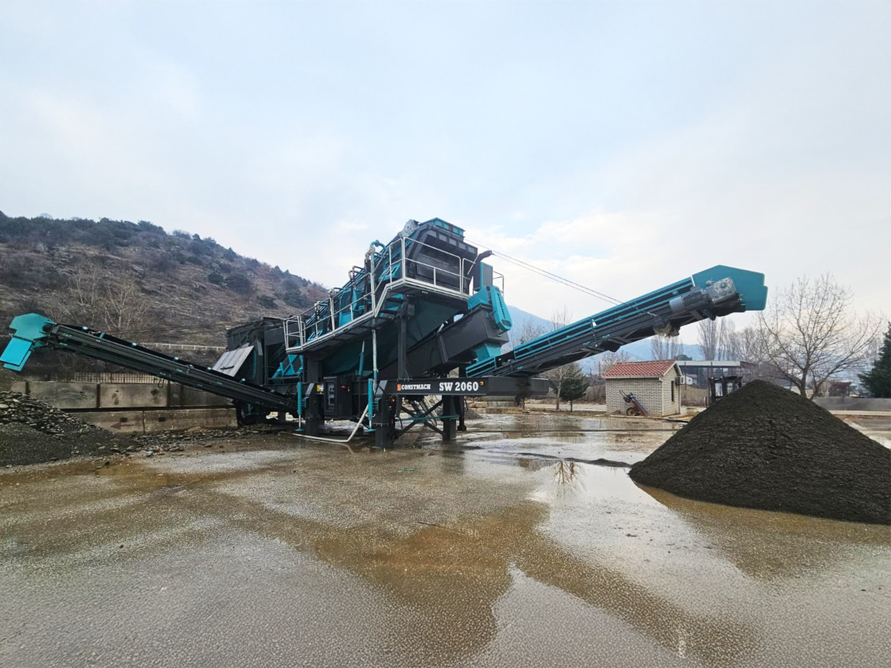Constmach Mobile Sieb- und Waschanlage 60-200 t/h - Sorteringsverk: bild 3 Constmach Mobile Sieb- und Waschanlage 60-200 t/h - Sorteringsverk: bild 3