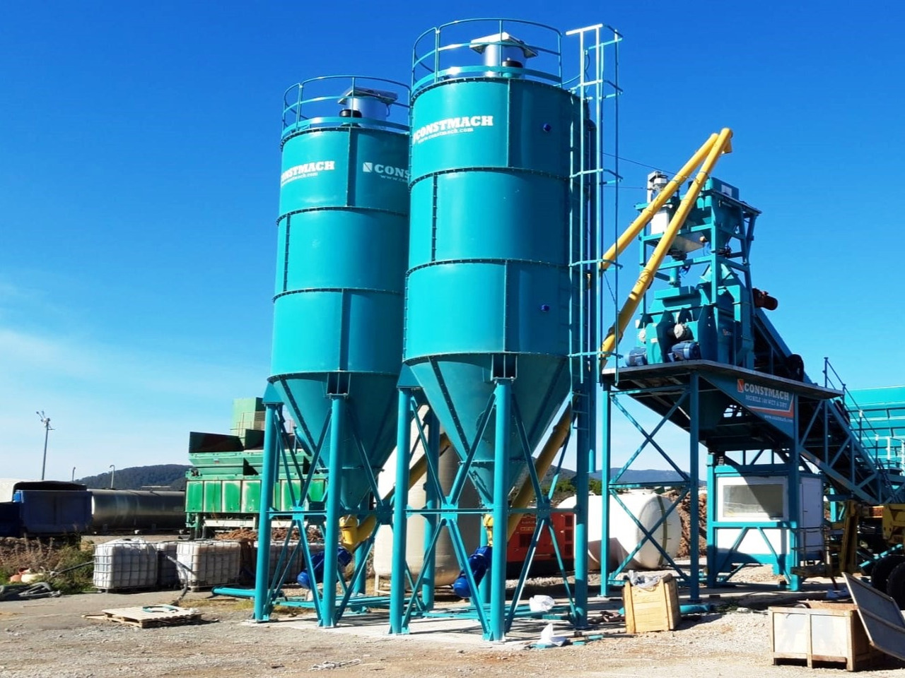 Constmach Silo à Ciment d'une Capacité de 50 Tonnes - Cementsilo: bild 2 Constmach Silo à Ciment d'une Capacité de 50 Tonnes - Cementsilo: bild 2