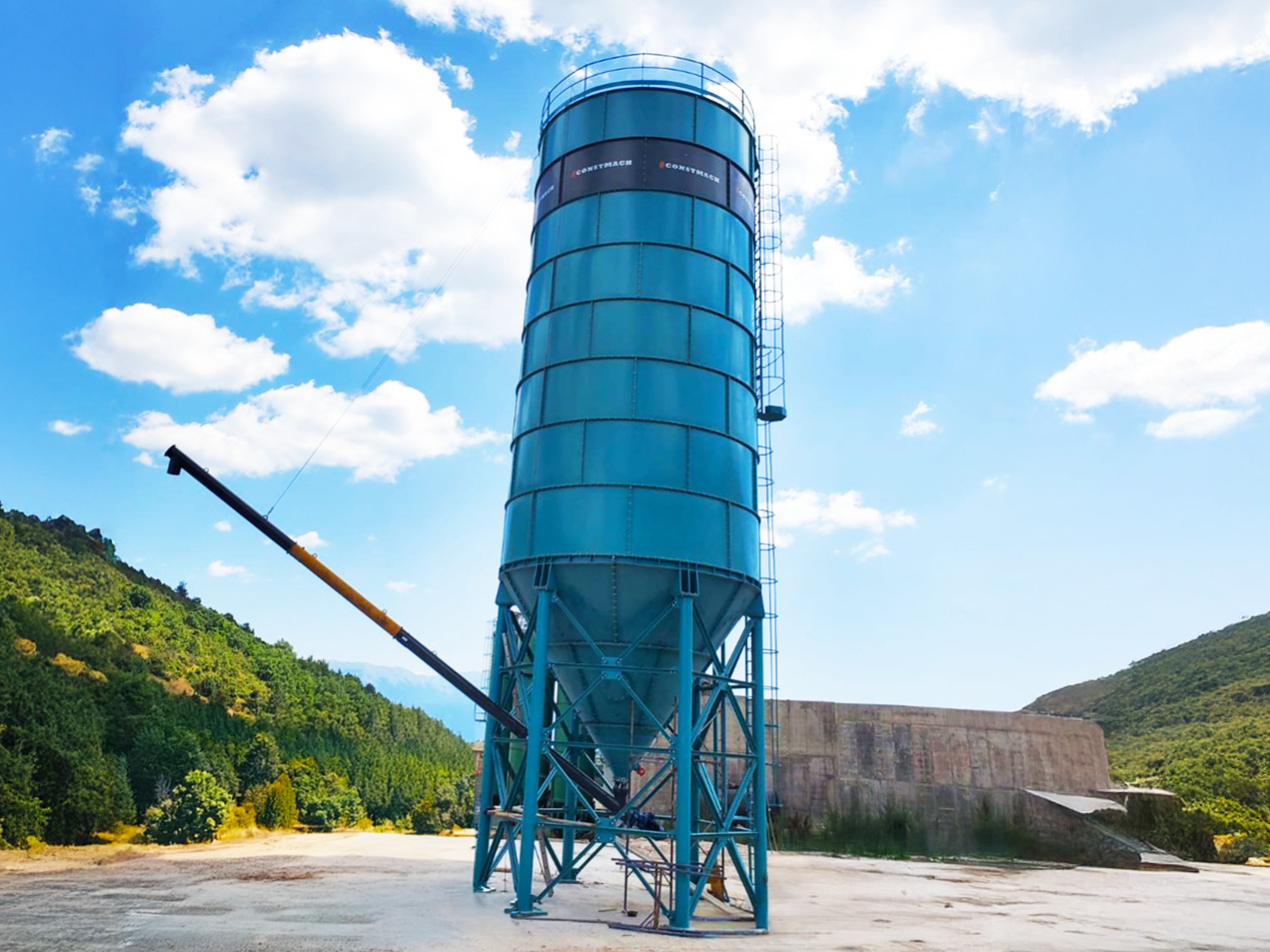 Constmach Silo à Ciment d'une Capacité de 500 Tonnes - Cementsilo: bild 1 Constmach Silo à Ciment d'une Capacité de 500 Tonnes - Cementsilo: bild 1