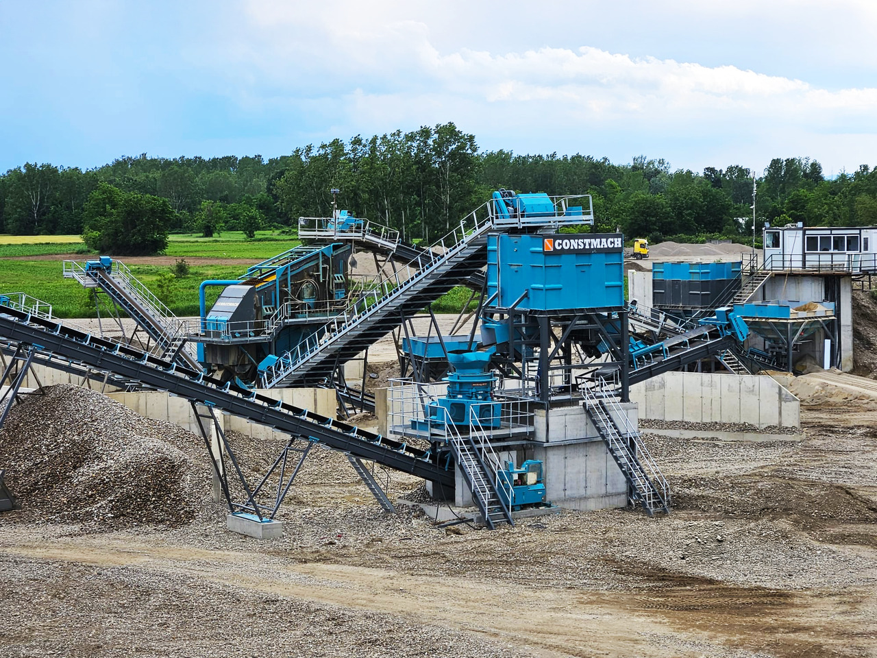 Constmach Stationäre Sand- und Kieswasch- und Siebanlage - Sorteringsverk: bild 5 Constmach Stationäre Sand- und Kieswasch- und Siebanlage - Sorteringsverk: bild 5