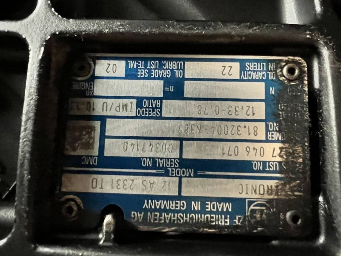 MAN TGA ZF Getriebe 12AS2331 TO - Växellåda för Lastbil: bild 4 MAN TGA ZF Getriebe 12AS2331 TO - Växellåda för Lastbil: bild 4