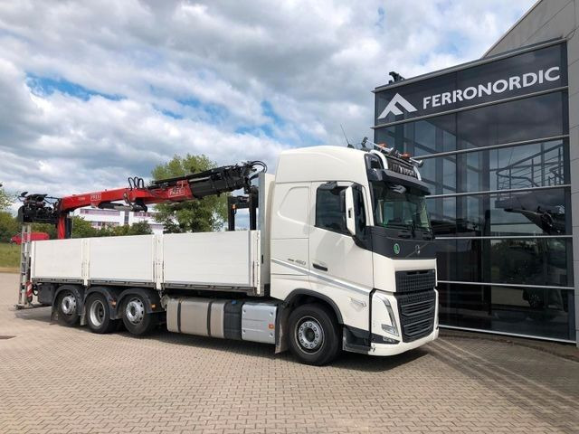 Volvo FH460 8x2 TRIDEM VLA&NLA gelenkt*FASSI F215AS.24 - Flakbil, Kranbil: bild 2 Volvo FH460 8x2 TRIDEM VLA&NLA gelenkt*FASSI F215AS.24 - Flakbil, Kranbil: bild 2