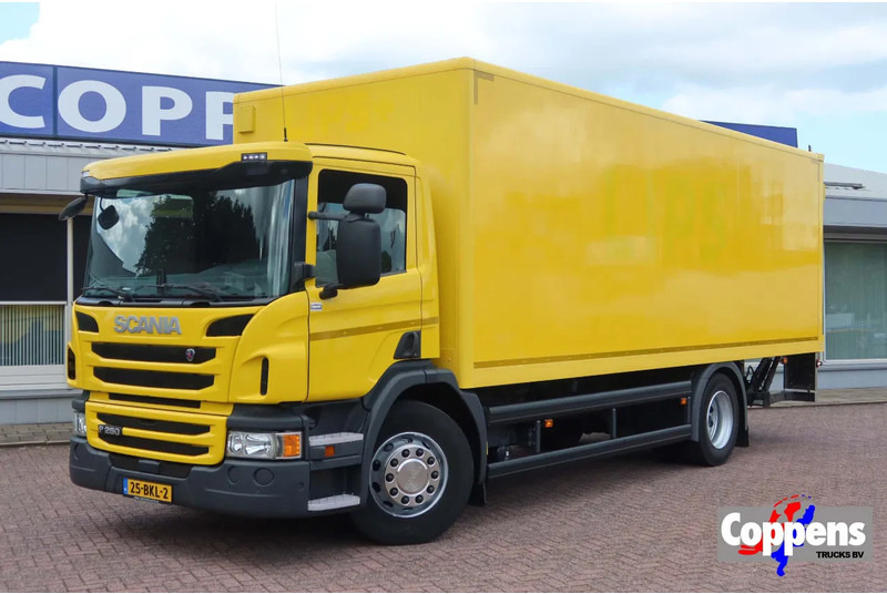 Scania P250 4x2 Bakwagen +Dhollandia klep 1500 kg E6 - Lastbil med skåp: bild 1 Scania P250 4x2 Bakwagen +Dhollandia klep 1500 kg E6 - Lastbil med skåp: bild 1