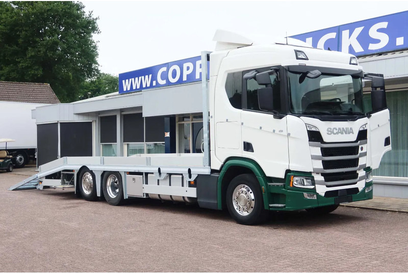 Scania R500 NGS Oprijwagen 6x2 E6 Nieuwe Laadbak met Hydraulische rijpaten - Biltransportbil lastbil: bild 2 Scania R500 NGS Oprijwagen 6x2 E6 Nieuwe Laadbak met Hydraulische rijpaten - Biltransportbil lastbil: bild 2