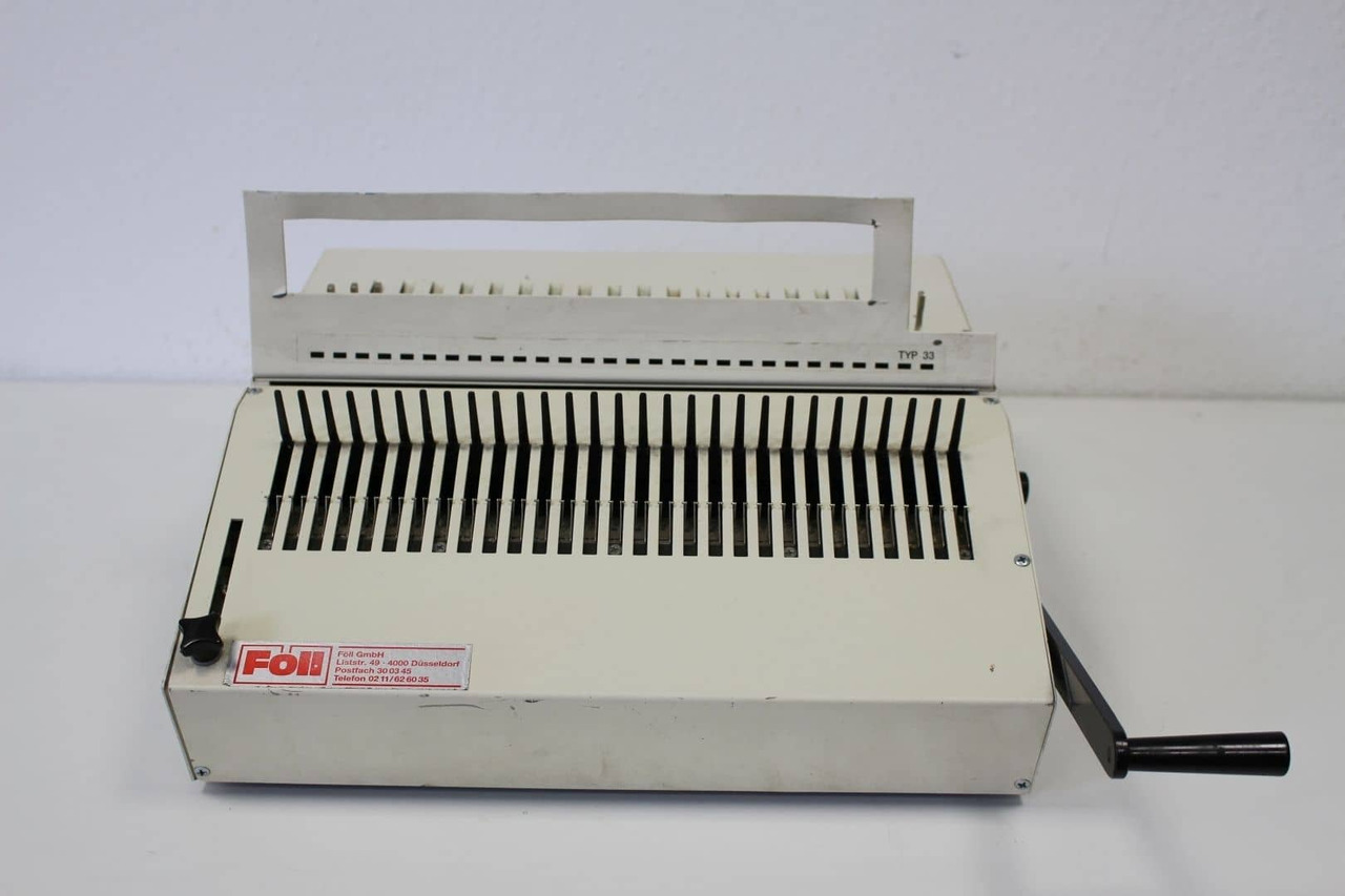 Bindningsmaskin FOELL 33: bild 1