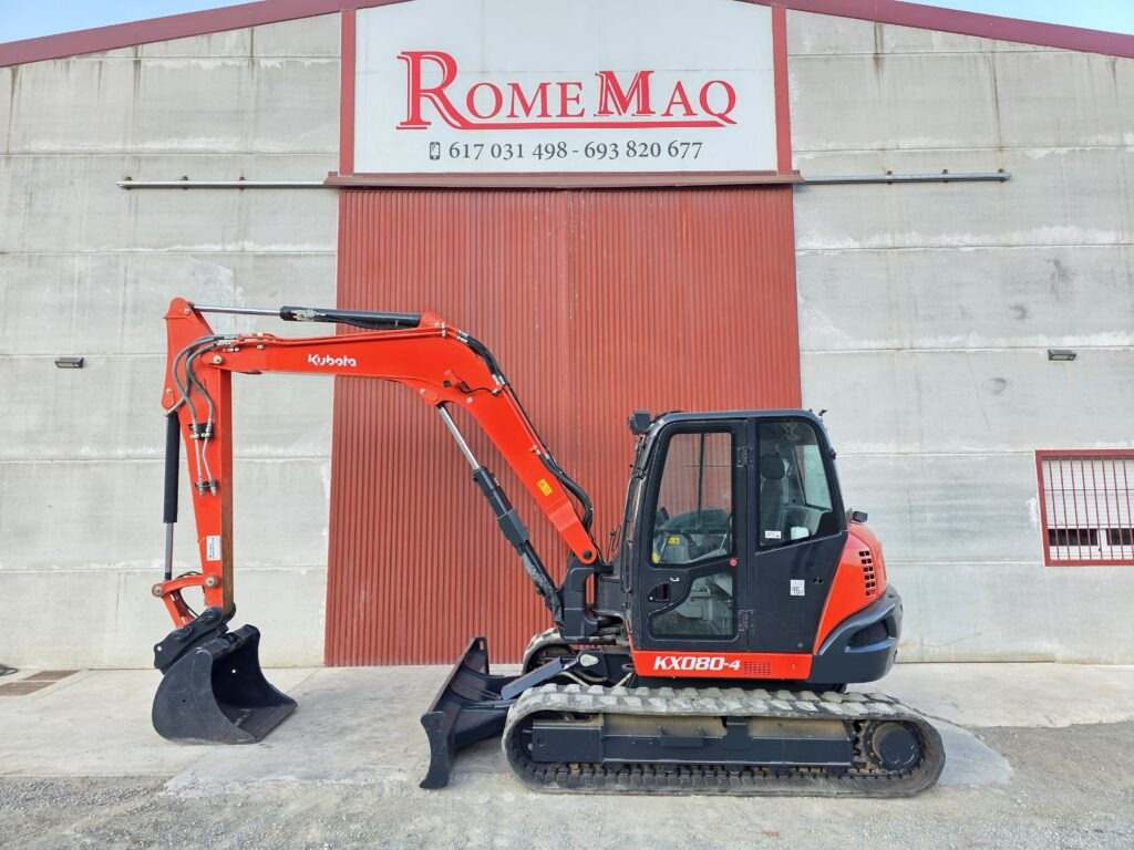 KUBOTA KX080-4A2 - Minigrävmaskin: bild 1 KUBOTA KX080-4A2 - Minigrävmaskin: bild 1