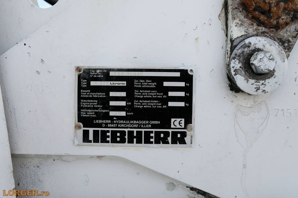 Leasa Liebherr A 316 Litronic  Liebherr A 316 Litronic: bild 18