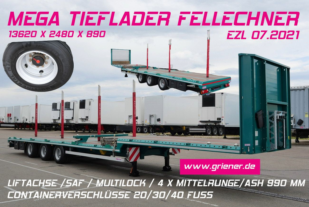 SP32 -G39 MEGA/JUMBO/LIFT/ CONTAINER /FELLECHNER - Låg lastare semitrailer: bild 1 SP32 -G39 MEGA/JUMBO/LIFT/ CONTAINER /FELLECHNER - Låg lastare semitrailer: bild 1