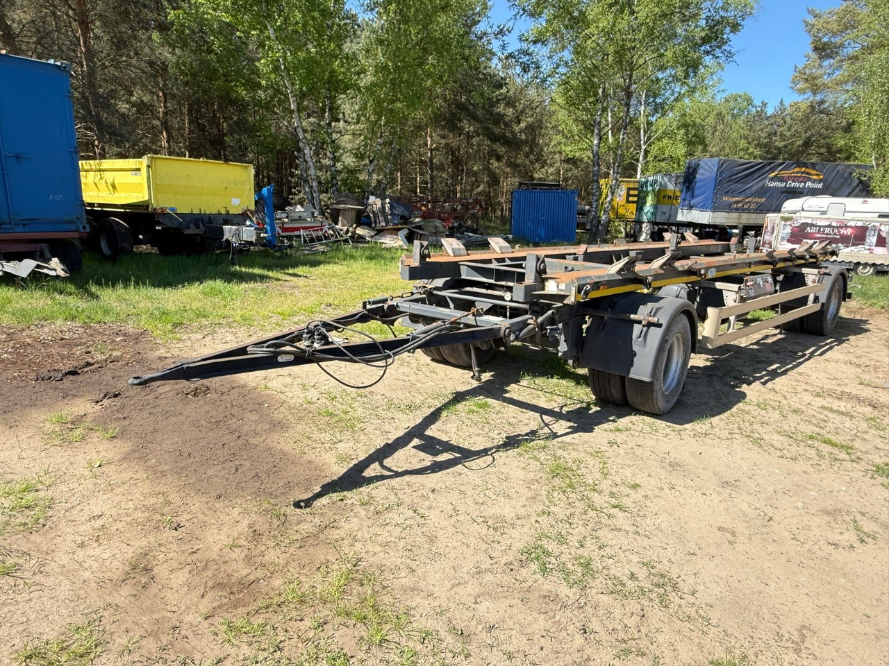 HKM A 18 ZL 5.0 Abrollanhänger für 2 Absetzcontainer - Lastväxlarsläp/ Liftdumpersläp: bild 1 HKM A 18 ZL 5.0 Abrollanhänger für 2 Absetzcontainer - Lastväxlarsläp/ Liftdumpersläp: bild 1