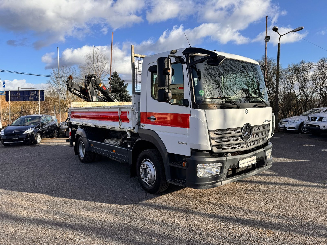 Mercedes-Benz Atego 1224 Kipper - Kran - Tippbil lastbil, Kranbil: bild 2 Mercedes-Benz Atego 1224 Kipper - Kran - Tippbil lastbil, Kranbil: bild 2