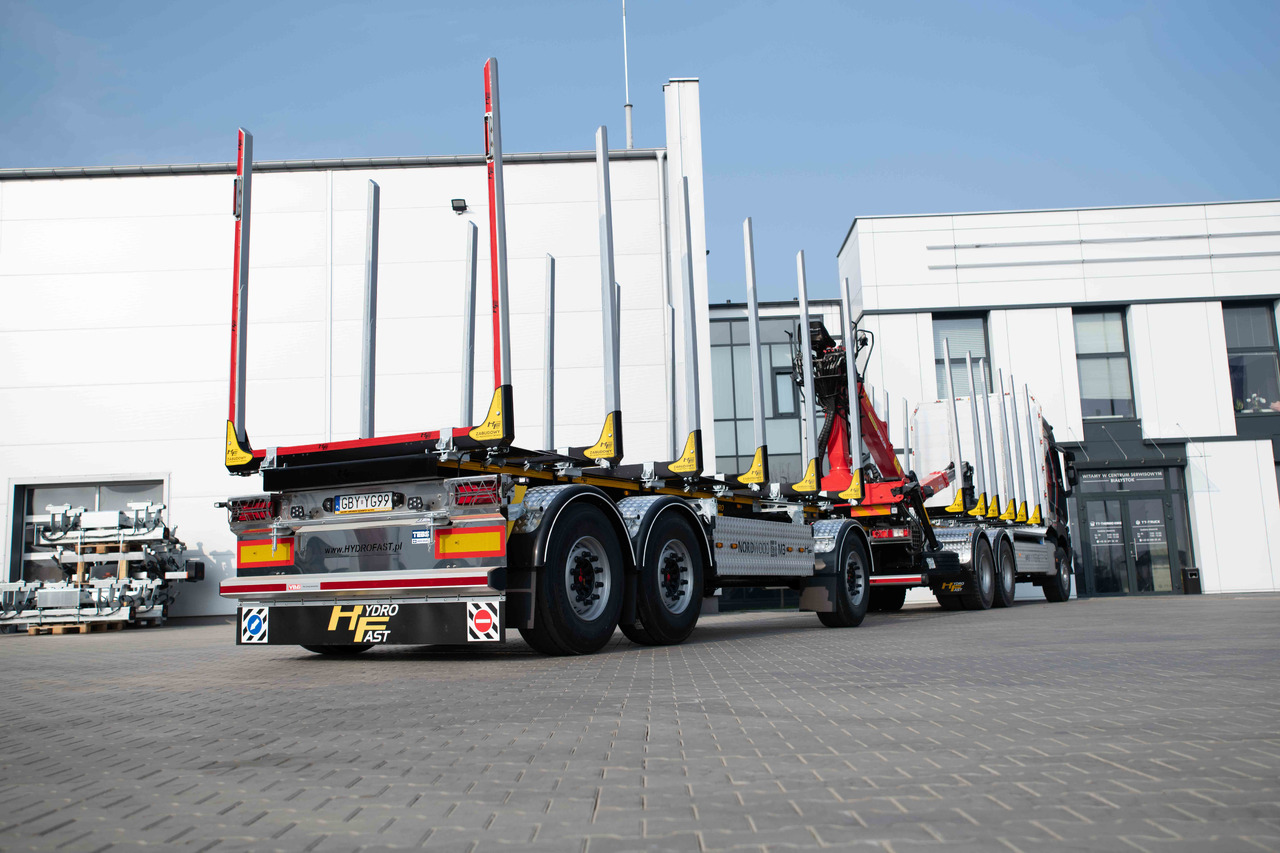 Hydrofast Przyczepa 3 - osiowa / 3 axles trailer for timber transport / 3 Achsen Anhänger für Holztransport - Timmersläp: bild 5 Hydrofast Przyczepa 3 - osiowa / 3 axles trailer for timber transport / 3 Achsen Anhänger für Holztransport - Timmersläp: bild 5