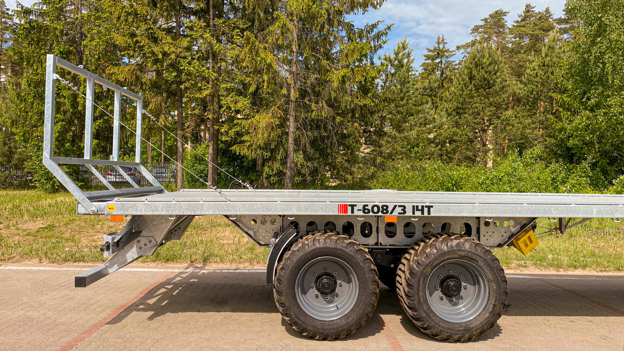 Cynkomet Ballentransportwagen / Bale platform / Remorque pour balles / Rimorchio per balle / Przyczepa do przewozu bel - Flakvagn för lantbruk: bild 2 Cynkomet Ballentransportwagen / Bale platform / Remorque pour balles / Rimorchio per balle / Przyczepa do przewozu bel - Flakvagn för lantbruk: bild 2