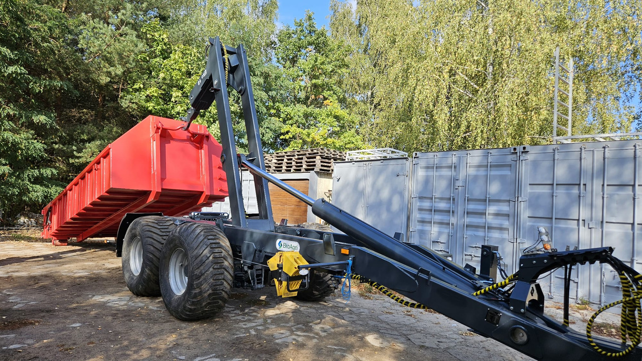 EkoAgri Hakenliftanhänger / Hooklift trailer / Remorque porte caisson / Remolque con gancho / Rimorchio a gancio /Przyczepa hakowa 18 t - Traktorvagn: bild 1 EkoAgri Hakenliftanhänger / Hooklift trailer / Remorque porte caisson / Remolque con gancho / Rimorchio a gancio /Przyczepa hakowa 18 t - Traktorvagn: bild 1