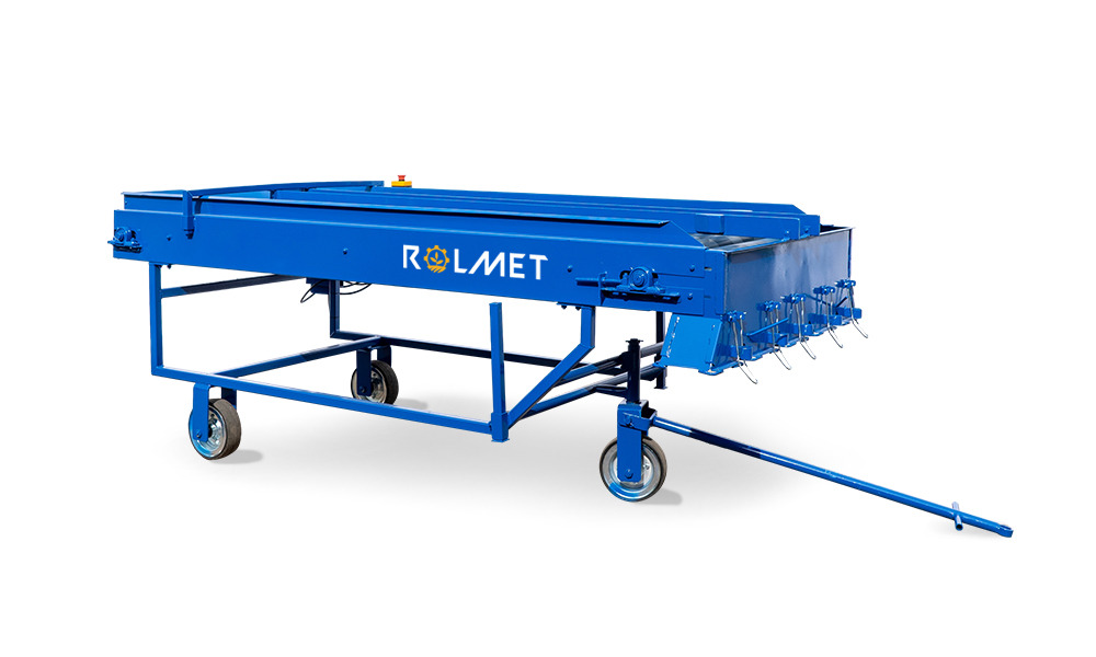 ROLMET Rollenverlesetisch / Sorting table / Table de tri / Tavolo selettivo / Cambiador / Сортировочный стол / Stół przebierczy SP2 - Potatismaskin: bild 1 ROLMET Rollenverlesetisch / Sorting table / Table de tri / Tavolo selettivo / Cambiador / Сортировочный стол / Stół przebierczy SP2 - Potatismaskin: bild 1