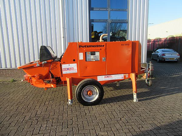 2014 PUTZMEISTER BSA 1005 DC concrete pump - Stationär betongpump: bild 1 2014 PUTZMEISTER BSA 1005 DC concrete pump - Stationär betongpump: bild 1