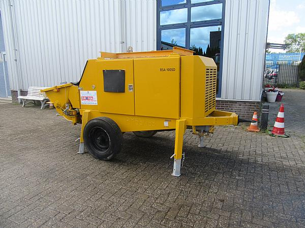 2014 PUTZMEISTER BSA 1005 DC- concrete pump. - Stationär betongpump: bild 2 2014 PUTZMEISTER BSA 1005 DC- concrete pump. - Stationär betongpump: bild 2