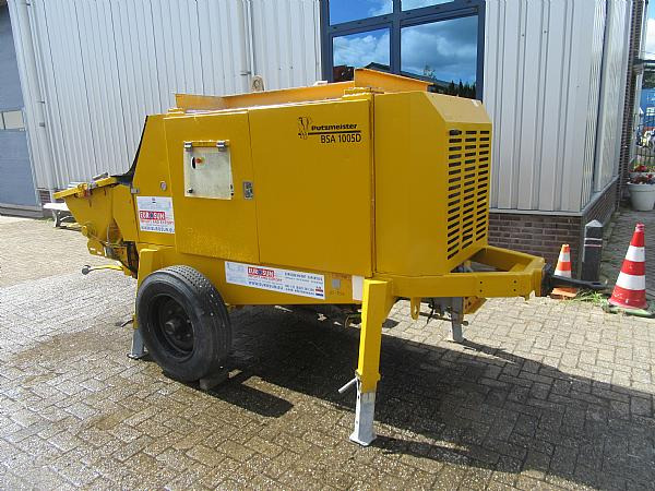 2014 PUTZMEISTER BSA 1005 DC- concrete pump. - Stationär betongpump: bild 2 2014 PUTZMEISTER BSA 1005 DC- concrete pump. - Stationär betongpump: bild 2