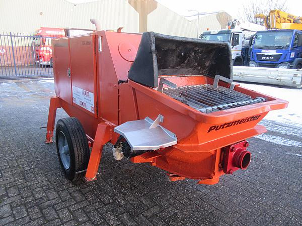 2014 PUTZMEISTER BSA1005 DC trailer mounted. - Stationär betongpump: bild 2 2014 PUTZMEISTER BSA1005 DC trailer mounted. - Stationär betongpump: bild 2