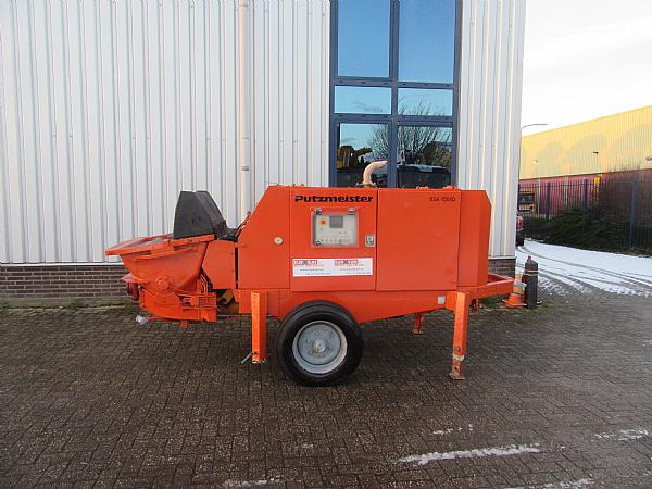 2014 PUTZMEISTER BSA1005 DC trailer mounted. - Stationär betongpump: bild 1 2014 PUTZMEISTER BSA1005 DC trailer mounted. - Stationär betongpump: bild 1