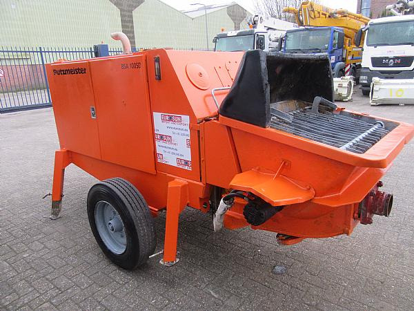 2014 PUTZMEISTER BSA1005 DC trailer mounted. - Stationär betongpump: bild 3 2014 PUTZMEISTER BSA1005 DC trailer mounted. - Stationär betongpump: bild 3