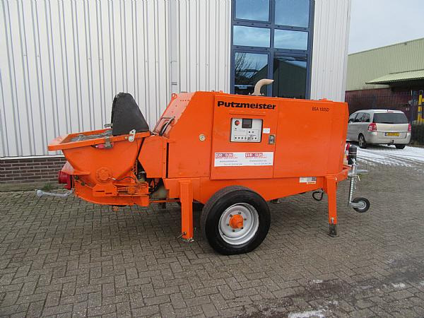 2014 PUTZMEISTER BSA1005 DC trailer mounted. - Stationär betongpump: bild 1 2014 PUTZMEISTER BSA1005 DC trailer mounted. - Stationär betongpump: bild 1