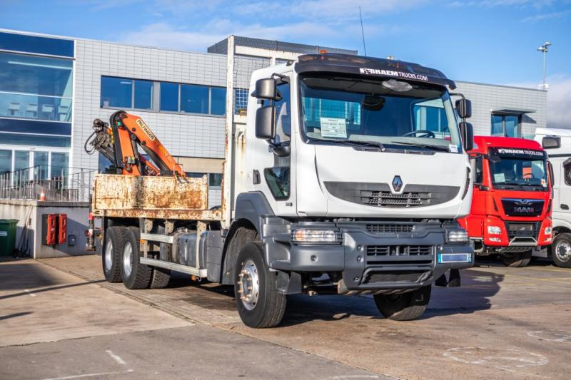Flakbil, Kranbil Renault KERAX 380DXI+E5+PK18TM/3EXT: bild 6