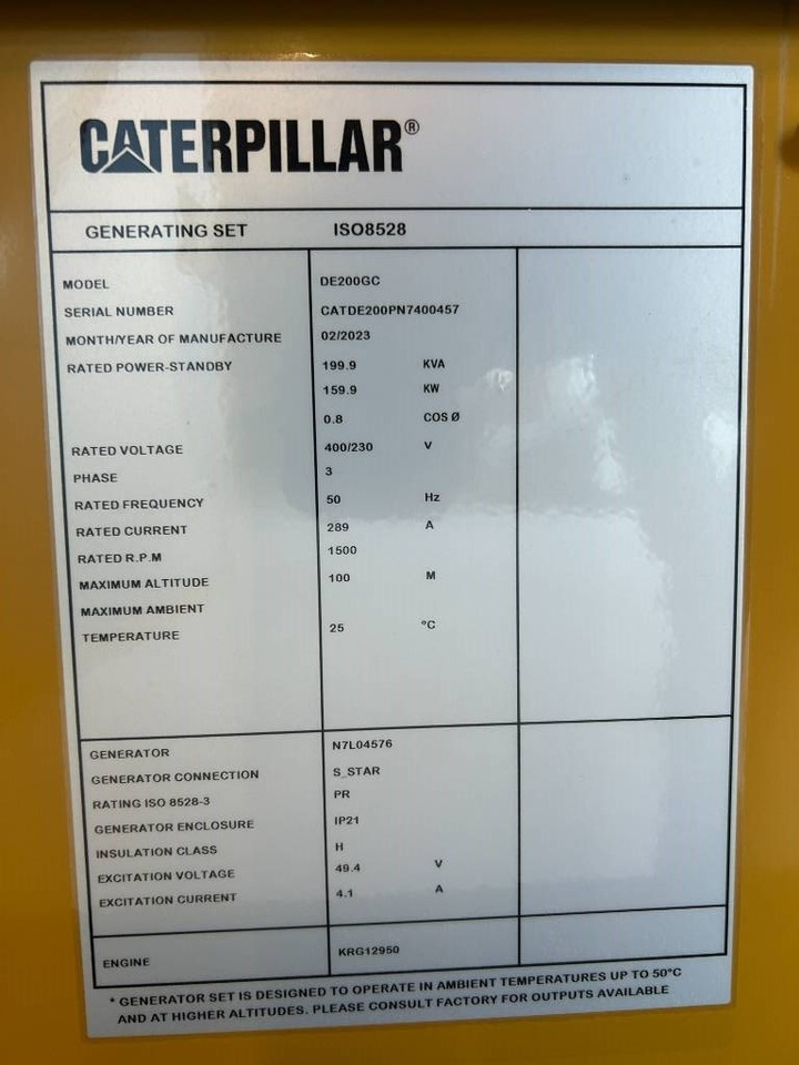 CAT DE200GC - 200 kVA Stand-by Generator - DPX-18211 - Elgenerator: bild 5 CAT DE200GC - 200 kVA Stand-by Generator - DPX-18211 - Elgenerator: bild 5
