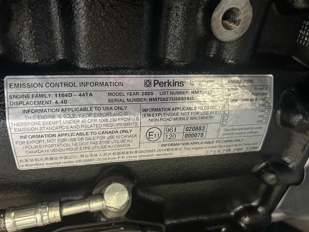 Perkins 1104D-44TA - Diesel Engine - New - Motor för Byggmaskiner: bild 5 Perkins 1104D-44TA - Diesel Engine - New - Motor för Byggmaskiner: bild 5