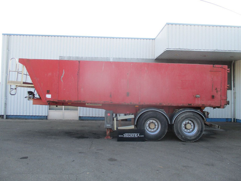 Kaiser 2x Gigant Axles , Steel tipper trailer , Drum Brakes, Spring Suspension - Tippbil semitrailer: bild 2 Kaiser 2x Gigant Axles , Steel tipper trailer , Drum Brakes, Spring Suspension - Tippbil semitrailer: bild 2