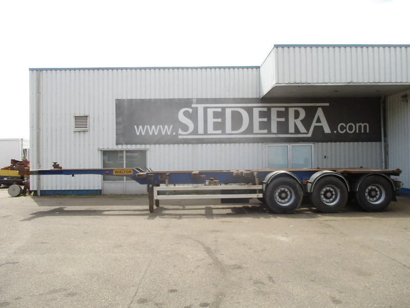 Wielton NS34 , Container Trailer , 3 ROR axle , Drum brakes , Air Suspension - Containerbil/ Växelflak semitrailer: bild 2 Wielton NS34 , Container Trailer , 3 ROR axle , Drum brakes , Air Suspension - Containerbil/ Växelflak semitrailer: bild 2