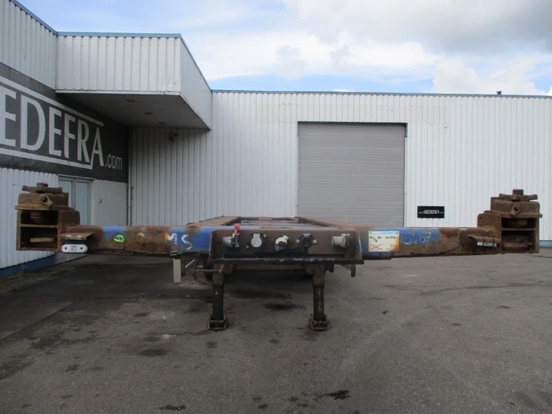 Containerbil/ Växelflak semitrailer Wielton NS34P , Container trailer , 3 ROR axles , drum brakes , air suspension: bild 6