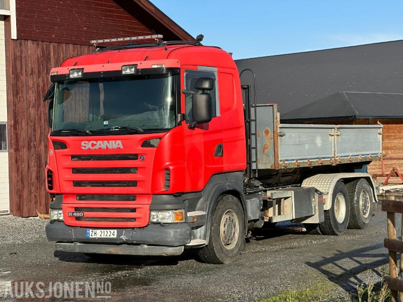 2007 SCANIA R480 6x2 KROKBIL - Lastväxlare lastbil: bild 1 2007 SCANIA R480 6x2 KROKBIL - Lastväxlare lastbil: bild 1