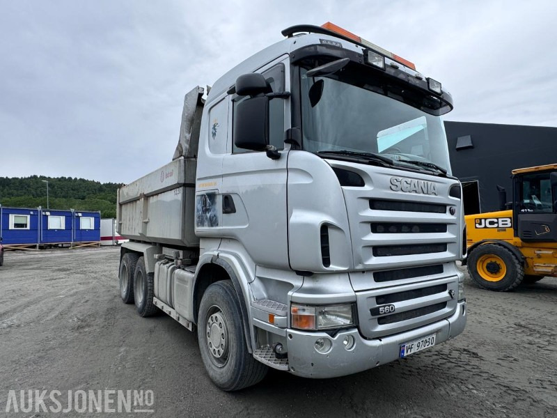 2008 Scania R-serie 560 Tippbil - 6x4 - Istrail påbygg - Navreduksjon - Akseltrykkfordeler - EU godkjent - Tippbil lastbil: bild 3 2008 Scania R-serie 560 Tippbil - 6x4 - Istrail påbygg - Navreduksjon - Akseltrykkfordeler - EU godkjent - Tippbil lastbil: bild 3