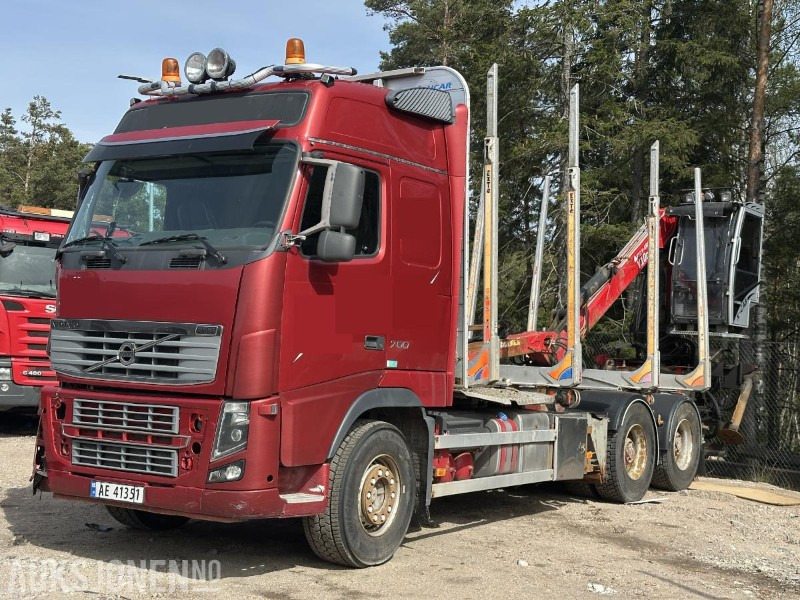 2011 Volvo FH16 - Tømmerbil med FTG V-kran - rep.objekt - Timmerbil: bild 1 2011 Volvo FH16 - Tømmerbil med FTG V-kran - rep.objekt - Timmerbil: bild 1