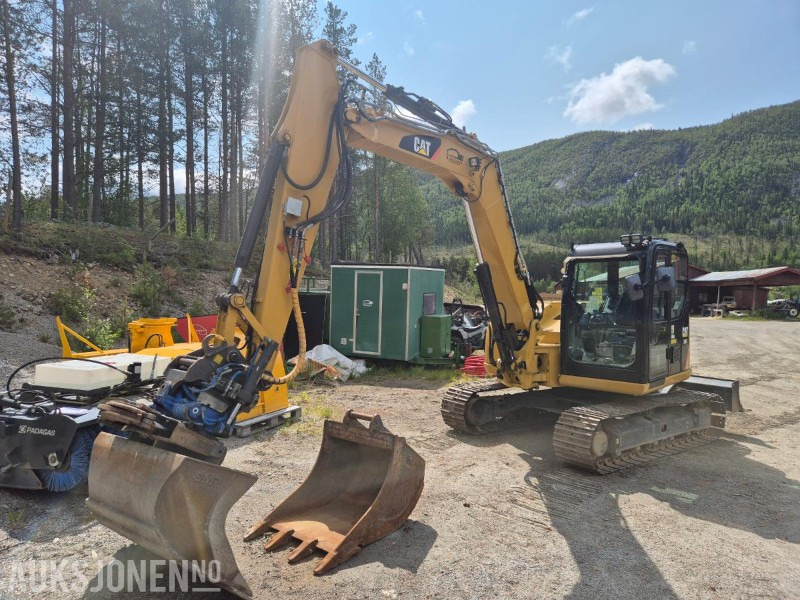 2014 Cat 308E 2 CR beltegraver, med tiltrotator/gripekasett - Grävmaskin: bild 1 2014 Cat 308E 2 CR beltegraver, med tiltrotator/gripekasett - Grävmaskin: bild 1