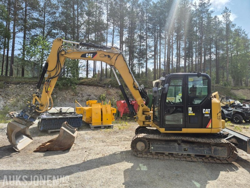 2014 Cat 308E 2 CR beltegraver, med tiltrotator/gripekasett - Grävmaskin: bild 2 2014 Cat 308E 2 CR beltegraver, med tiltrotator/gripekasett - Grävmaskin: bild 2