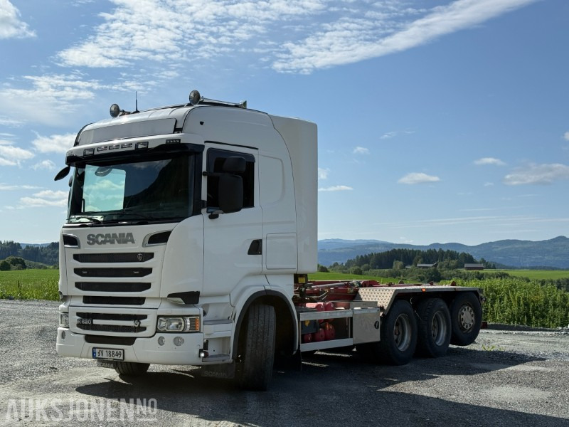 2014 Scania R620 8x4 krokbil - JOAB Krok m/ knekk - kranhydraulikk - Lastväxlare lastbil: bild 1 2014 Scania R620 8x4 krokbil - JOAB Krok m/ knekk - kranhydraulikk - Lastväxlare lastbil: bild 1