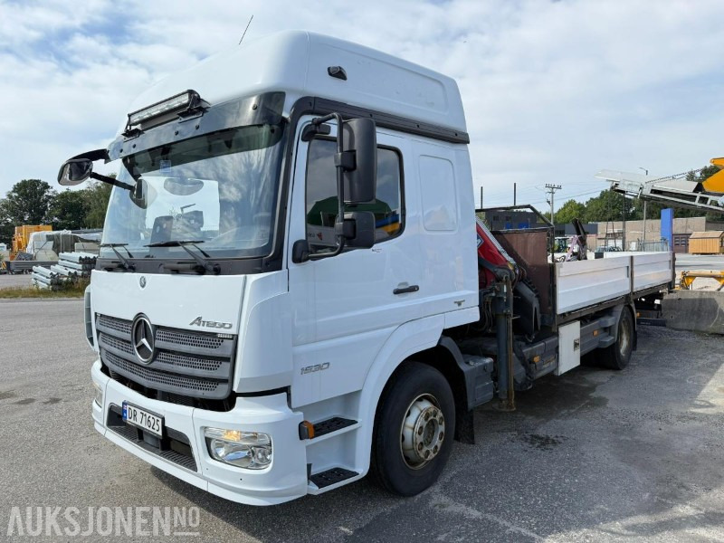 2016 Mercedes-Benz ATEGO 1530L kranbil m/ COPMA 130A.4 kran - Kranbil: bild 1 2016 Mercedes-Benz ATEGO 1530L kranbil m/ COPMA 130A.4 kran - Kranbil: bild 1