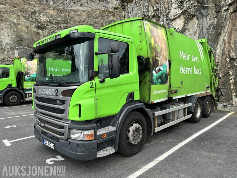 2016 Scania P320 Komprimatorbil - 2 kammer Inkl. biokammer/MTM påbygg/EU ok - Sopbil: bild 1 2016 Scania P320 Komprimatorbil - 2 kammer Inkl. biokammer/MTM påbygg/EU ok - Sopbil: bild 1