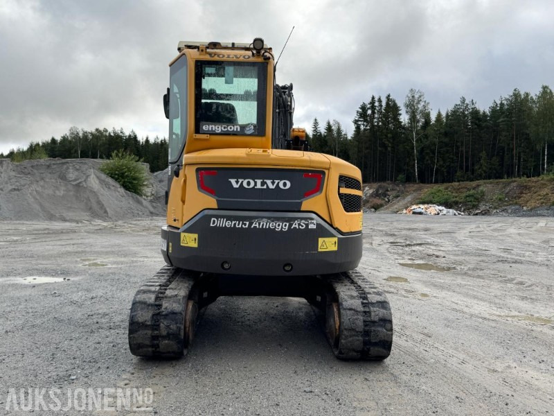 2016 Volvo ecr58d beltegraver 4301t, tiltrotator, pusseskuff,steinskuff - Minigrävmaskin: bild 5 2016 Volvo ecr58d beltegraver 4301t, tiltrotator, pusseskuff,steinskuff - Minigrävmaskin: bild 5