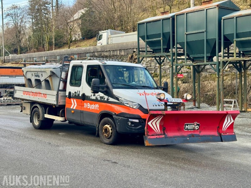 2018 Iveco Daily Kranbil m/Tipp - S/V Dekk - Saltstrøer - Brøyteskjær - Webasto - S/V Dekk - Eu-godkjent til 08/25 - Km: 106672 - Kranbil: bild 2 2018 Iveco Daily Kranbil m/Tipp - S/V Dekk - Saltstrøer - Brøyteskjær - Webasto - S/V Dekk - Eu-godkjent til 08/25 - Km: 106672 - Kranbil: bild 2