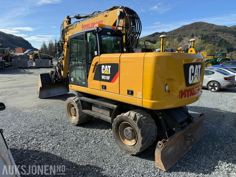 2018 Velholdt Cat M318F Hjulgraver med OilQuick Rototilt R6, 9577 timer - Grävmaskin: bild 4 2018 Velholdt Cat M318F Hjulgraver med OilQuick Rototilt R6, 9577 timer - Grävmaskin: bild 4