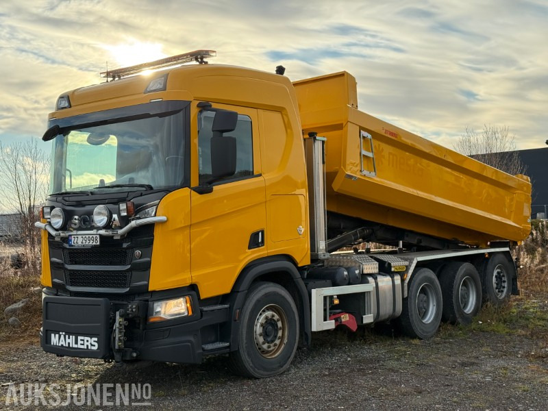2019 Scania R580 8x4 - Krokbil - Brøyterigget - Underliggende skjær - Lastväxlare lastbil: bild 1 2019 Scania R580 8x4 - Krokbil - Brøyterigget - Underliggende skjær - Lastväxlare lastbil: bild 1