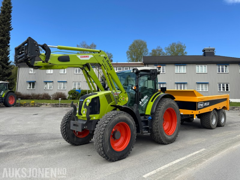 2022 Claas Arion 450 med laster - Traktor: bild 1 2022 Claas Arion 450 med laster - Traktor: bild 1