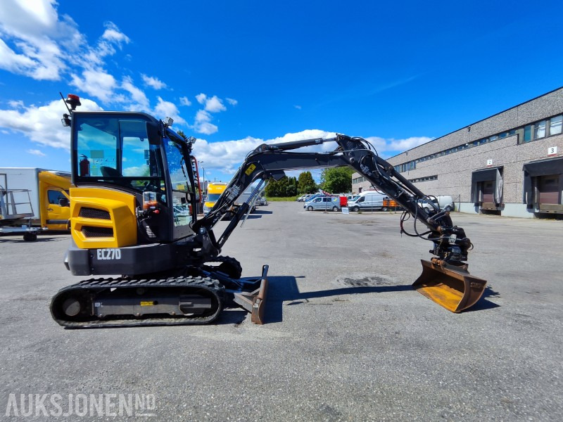 2022 Volvo EC27D – Meget godt utstyrt minigraver med lavt timeantall - Minigrävmaskin: bild 5 2022 Volvo EC27D – Meget godt utstyrt minigraver med lavt timeantall - Minigrävmaskin: bild 5