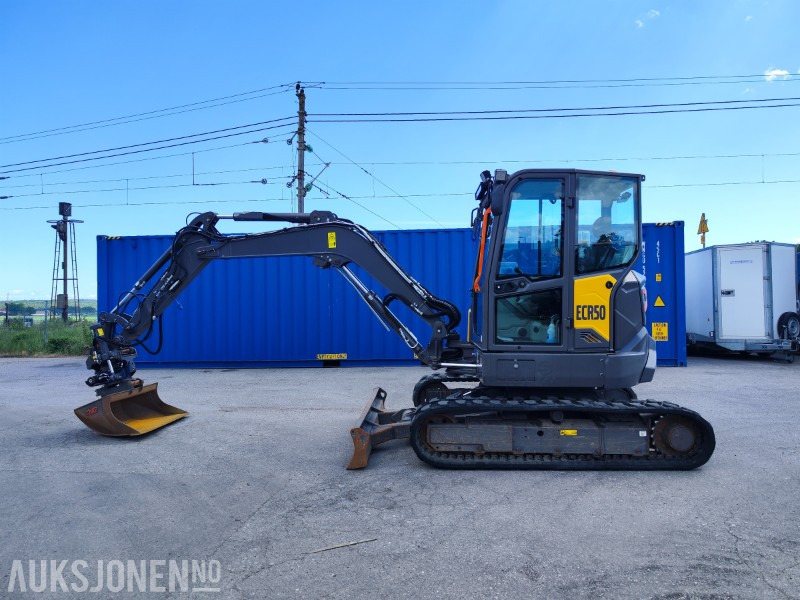 2022 Volvo ECR50F – Velutstyrt kompaktgraver, kun 728 timer - Minigrävmaskin: bild 1 2022 Volvo ECR50F – Velutstyrt kompaktgraver, kun 728 timer - Minigrävmaskin: bild 1